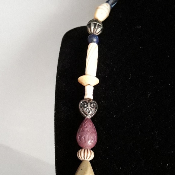👑Vintage😲Native American Necklace - Picture 3 of 8